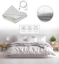 Load image into Gallery viewer, Earthing/Grounding Organic Cotton Flat Bed Sheet
