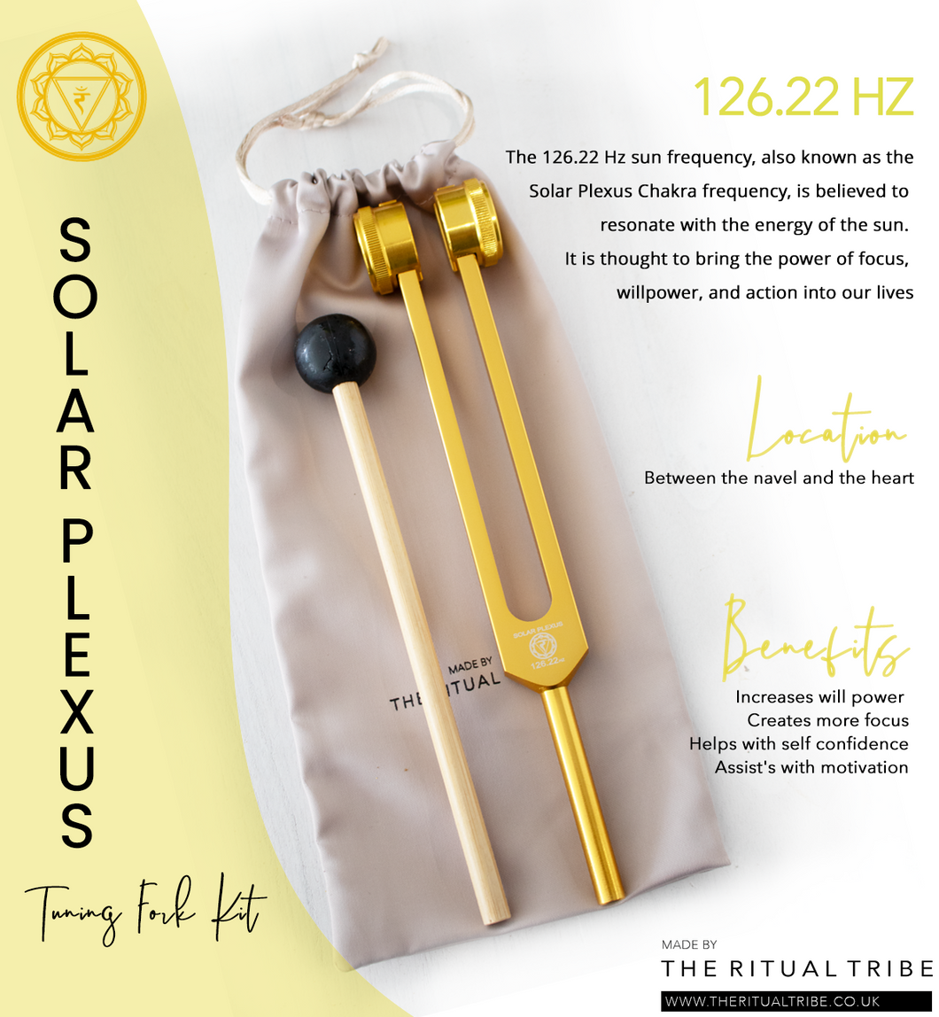 Solar Plexus Chakra Tuning Fork Kit ~ 126.22 Hz